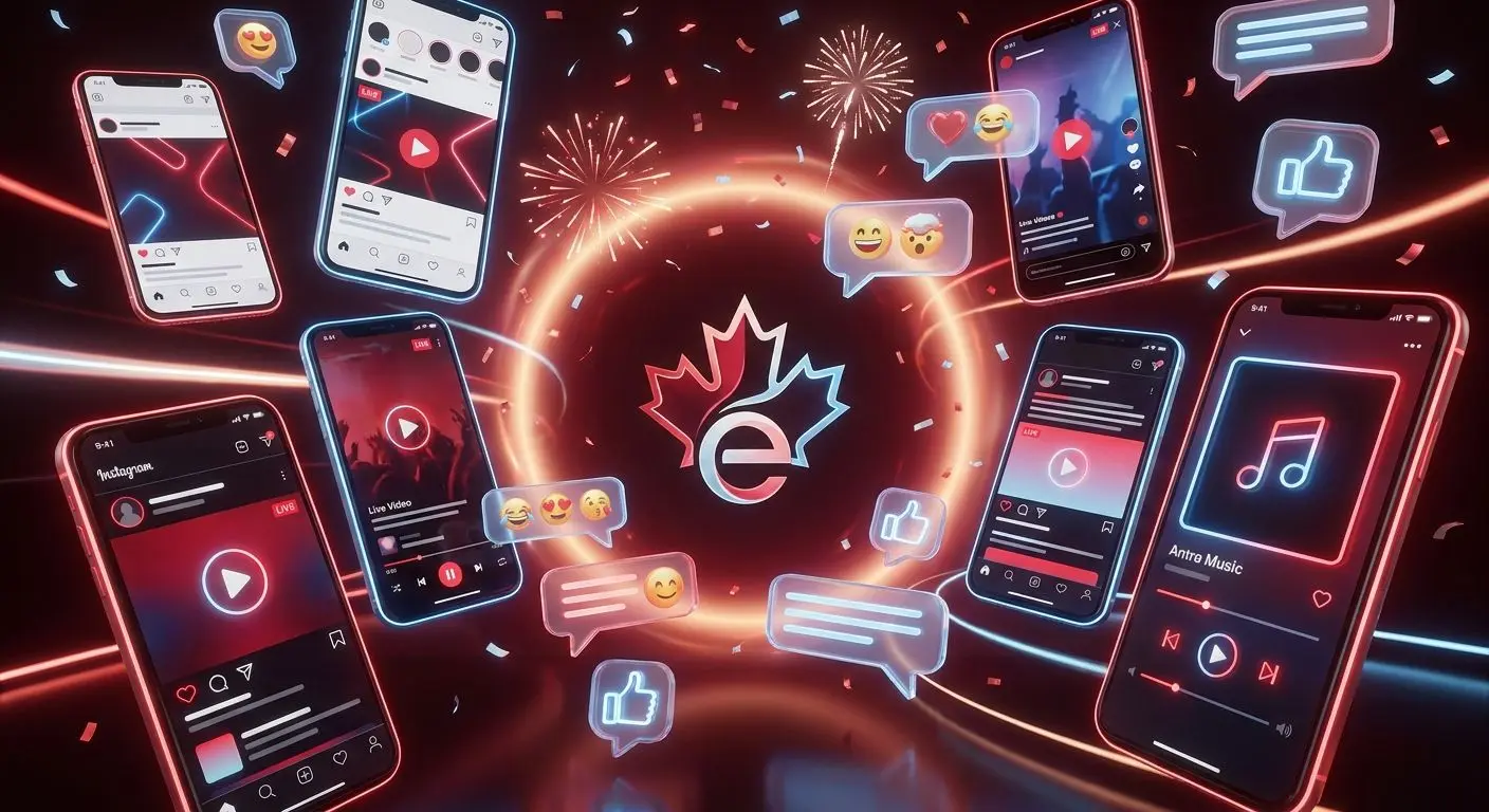 PlayOJO Canada Social Community Visual Social media community visual for PlayOJO Canada