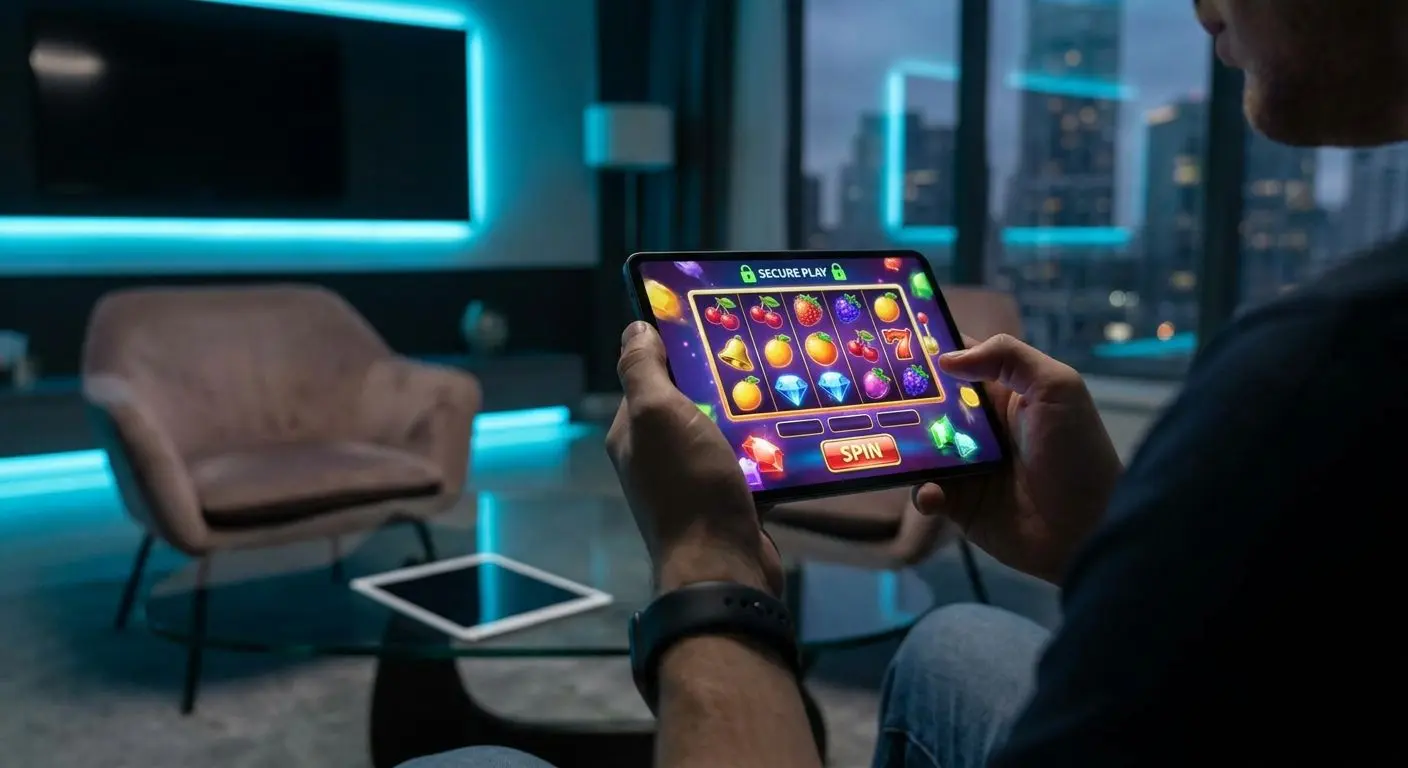 Mobile slots play on a smartphone with an optimized game interface